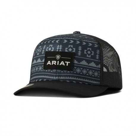 Ariat Mens Cap SnapBack Southwestern Print Navy