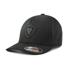 Ariat Mens FlexFit Cap Logo Black