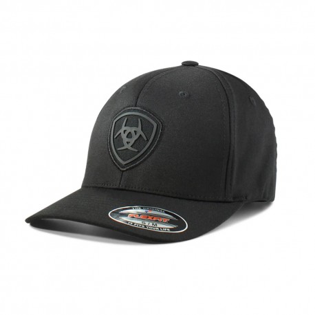 Ariat Mens FlexFit Cap Logo Black