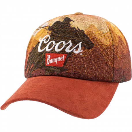 COORS BANQUET Rodeo Sunset Mountain Range Ball Cap