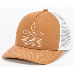 WRANGLER BOOT CANVAS TRUCKER COPER CAP