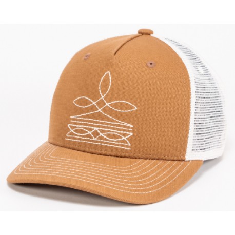 WRANGLER BOOT CANVAS TRUCKER COPER CAP