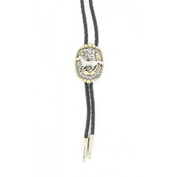 Double S Adult Western Running Horse Bolo Tie