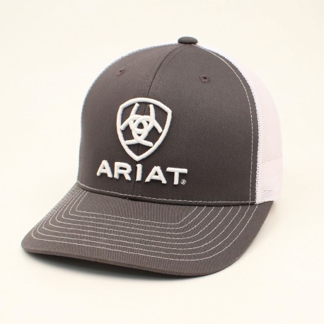 Ariat Mens Cap Shield Grey
