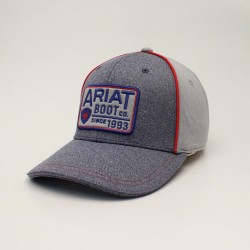 Ariat Mens Snap Back Heather Patch Logo Grey