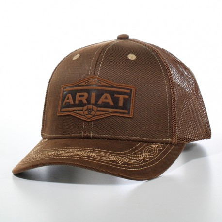Ariat Mens Vintage Logo Brown Cap