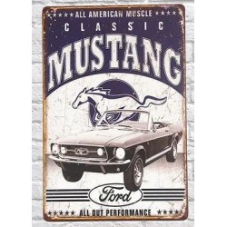 FORD CLASSIC MUSTANG Sign